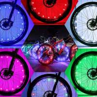 Professional 6 Colors 2.2M/20LED Bike Spoke Light Bicycle Wheel LED Mountain Road Riding Cycling Motorcycle Spoke Flash Lamp