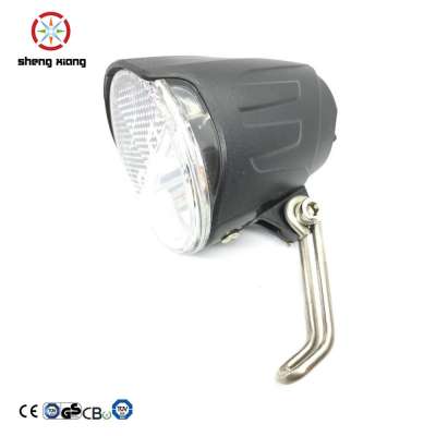 bicycle dynamo hub light 6v 2.4w 1 led with reflector