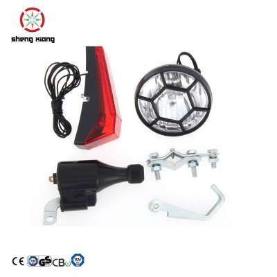 cycle dynamo light for city bike /6V 3W bicycle dynamo light